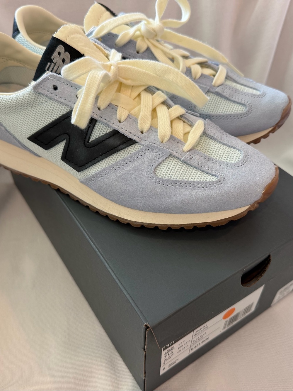 New Balance 471 Sneakers Anthropologie Oxford Blue/Flint Blue Size 9 - Picture 2 of 11
